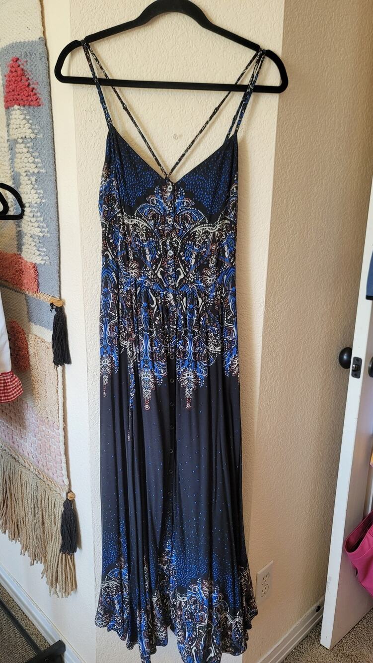 Free People Be My Baby Maxi Dress, sz Large